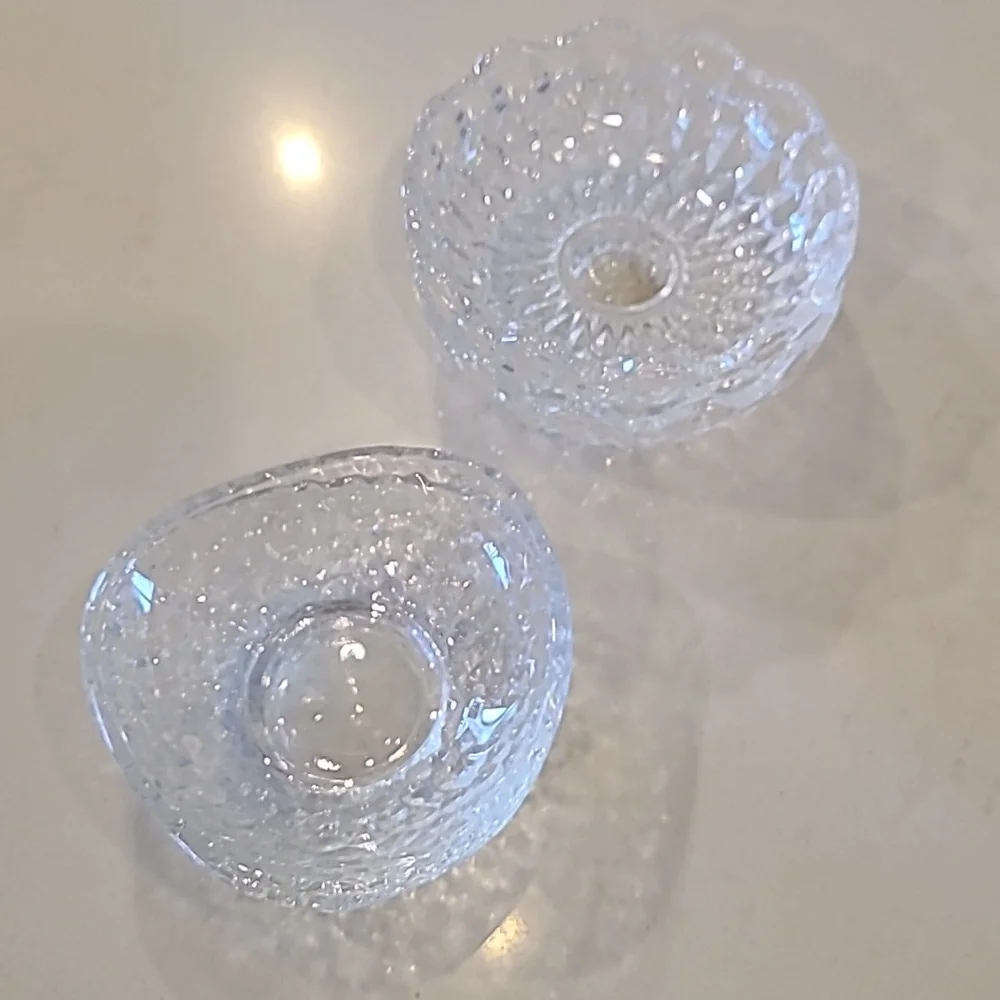 Elegant Clear Glass Bowl Set